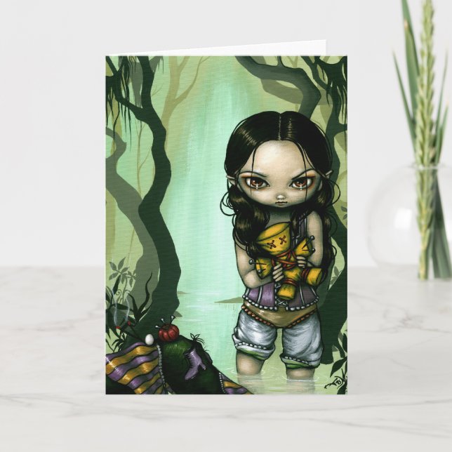 "Voodoo in the Bayou" Greeting Card (Front)