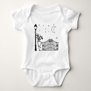 Voodoo Jazz Saxophone Player Baby Bodysuit
