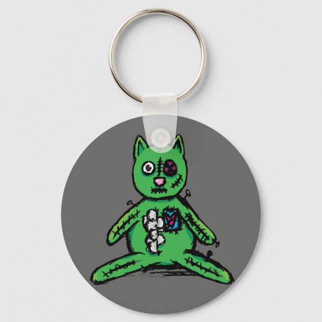 VooDoo Kitty Part 2 Key Chain! Ring (Front)