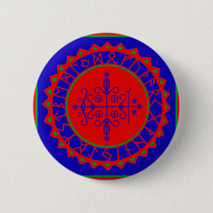 VooDoo Magik - Papa Legba 6 Cm Round Badge
