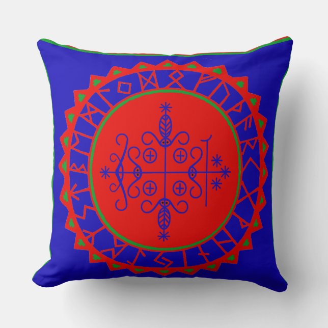 VooDoo Magik - Papa Legba Cushion (Front)