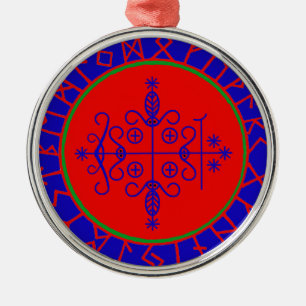 VooDoo Magik - Papa Legba Metal Tree Decoration