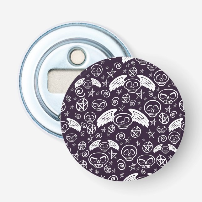 "Voodoo" Pattern Bottle Opener (Front)