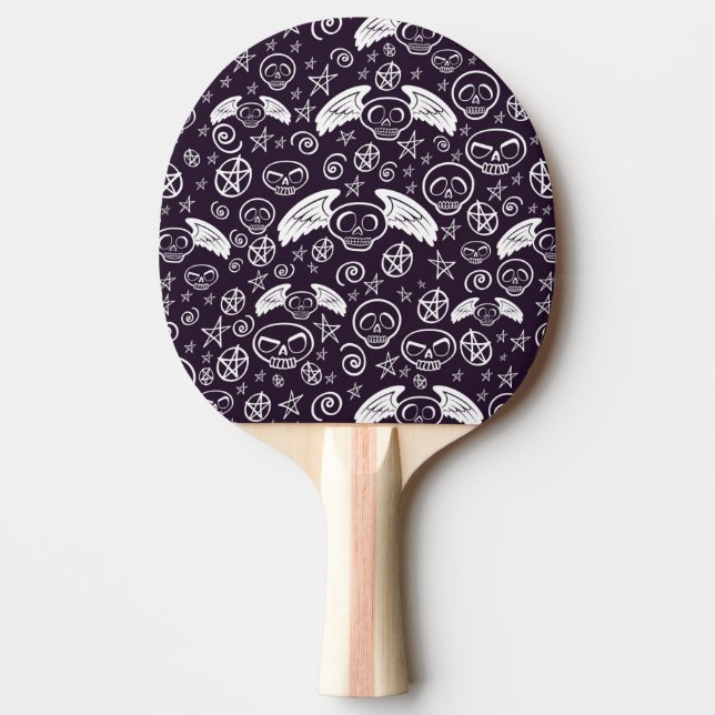 "Voodoo" Pattern Ping Pong Paddle (Front)