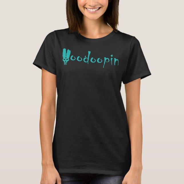 Voodoo Pin Teal T-Shirt (Front)