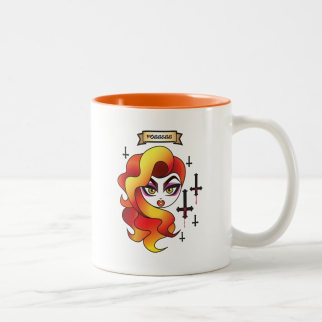 Voodoo "Possess" Two Sided/Two-Toned Mug (Right)