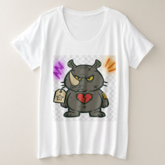 Voodoo Rhino: Cheeky & Grumpy Plus Size T-Shirt