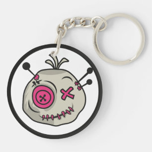 Voodoo Token Acrylic Keychain double-sided