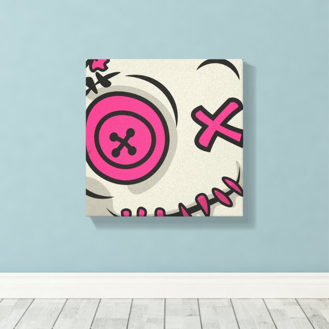 Voodoo Token Canvas ( Size: 10.00 x 10.00 ) Print (Insitu(Wood Floor))