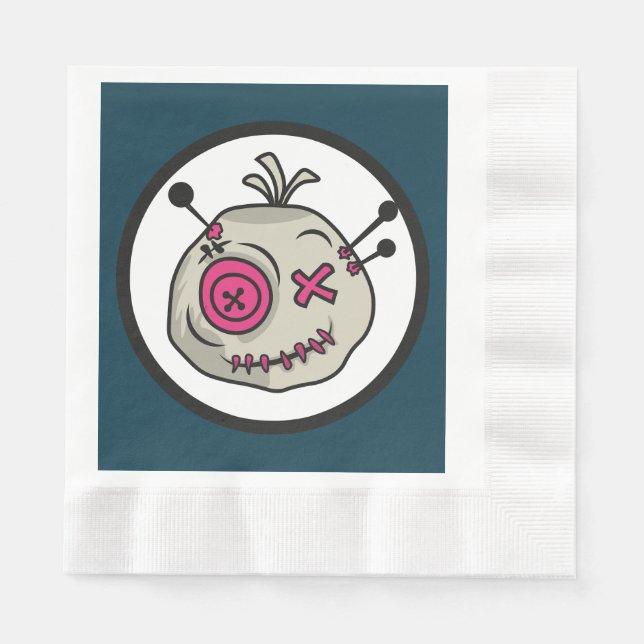 Voodoo Token Paper Napkins Coined Luncheon (Front)
