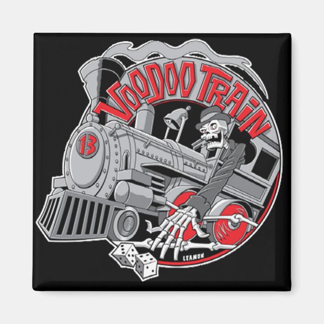 Voodoo Train Magnet (Front)