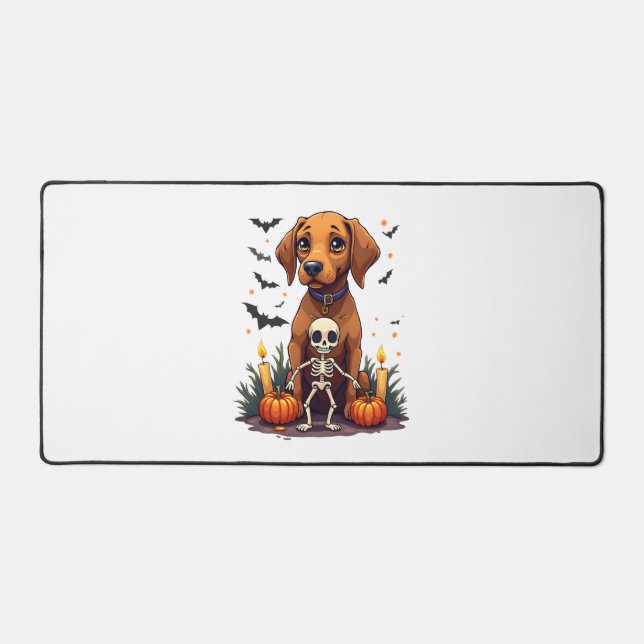 Voodoo Vizsla Dog Desk Mat (Front)