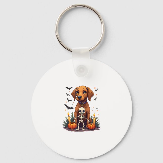 Voodoo Vizsla Dog Key Ring (Front)