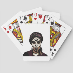 Voodoo witch playing cards