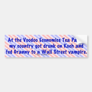 VoodooTeaVampire Bumper Sticker