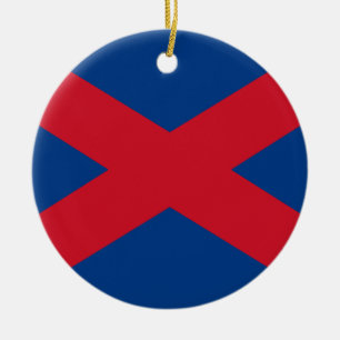 Voortrekker Flag Ceramic Tree Decoration