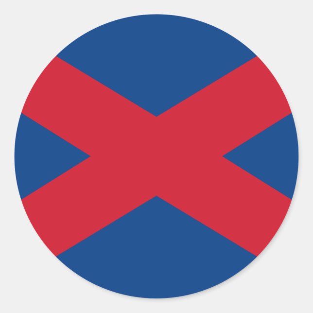 Voortrekker Flag Classic Round Sticker (Front)