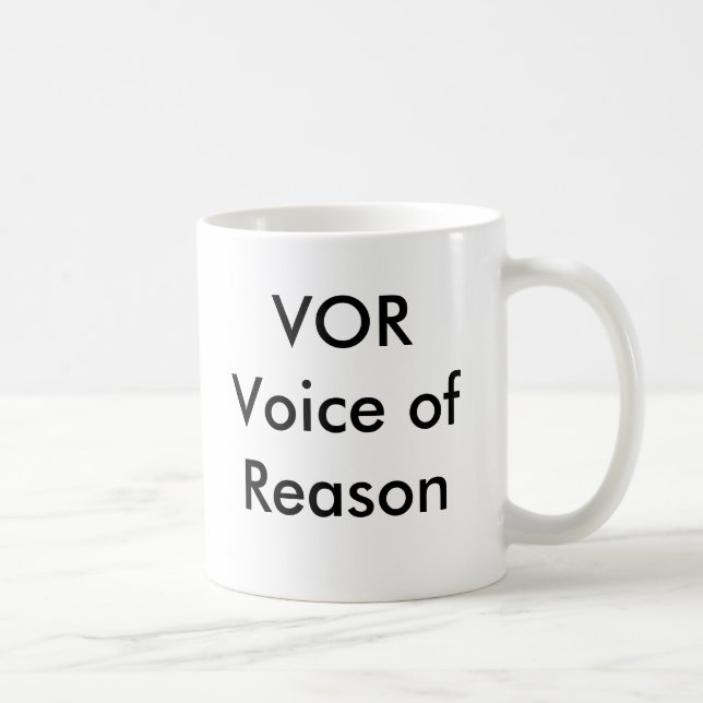 VOR Voice of Reason Mug (Right)