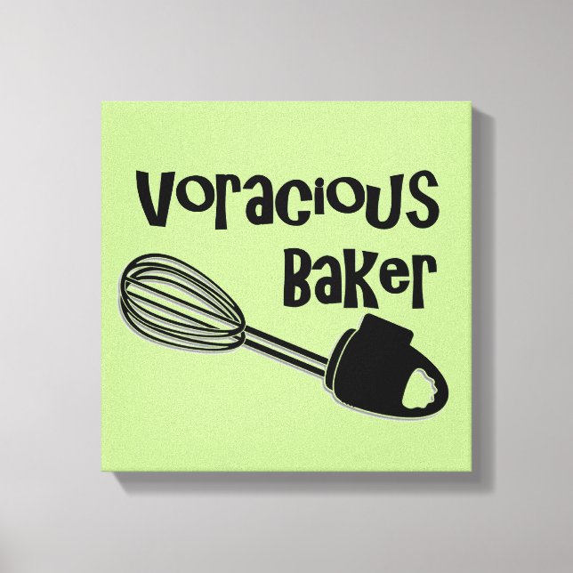 Voracious Baker - Funny Kitchen Signs (Front)
