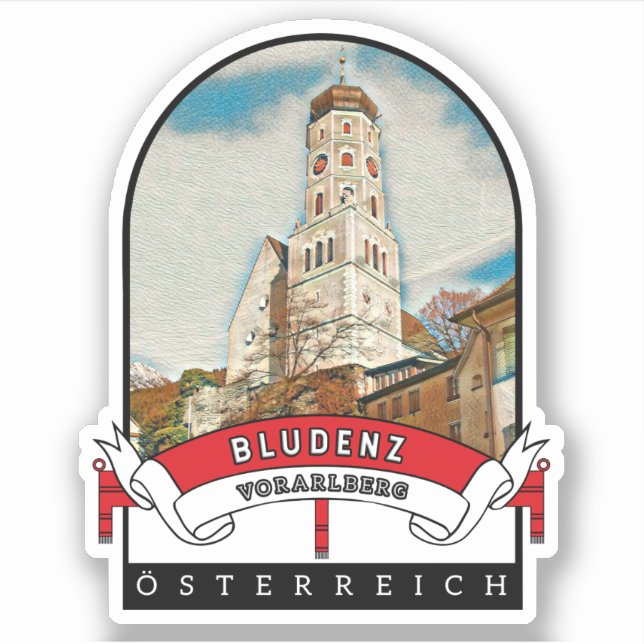 Vorarlberg Bludenz Austria Souvenir (Front)
