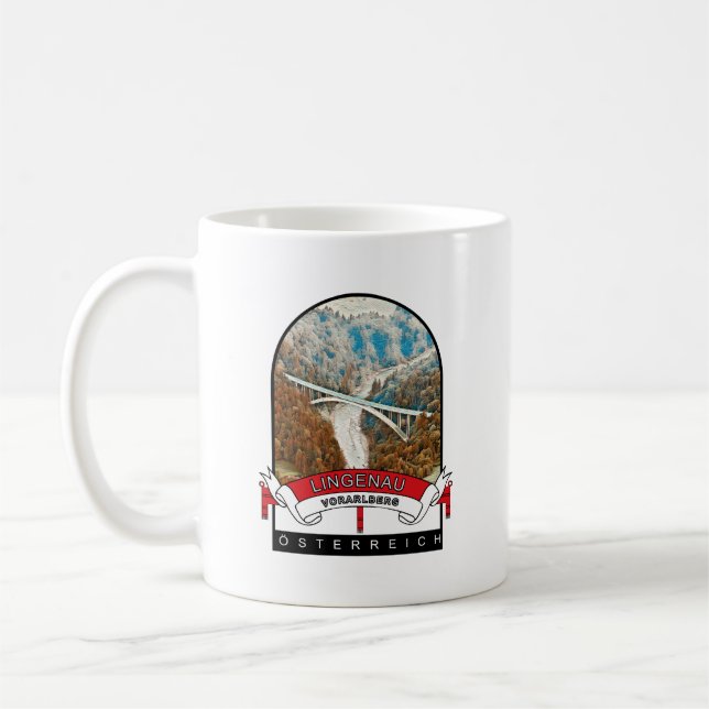 Vorarlberg Linexact Austria Souvenir Coffee Mug (Left)