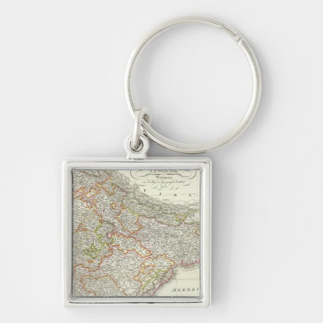 Vorder Indien South Asia Key Ring (Front)