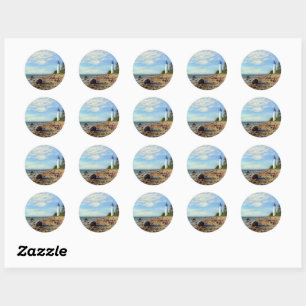 Vormsi Stillness Classic Round Sticker