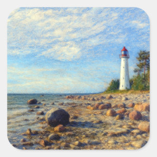 Vormsi Stillness Square Sticker