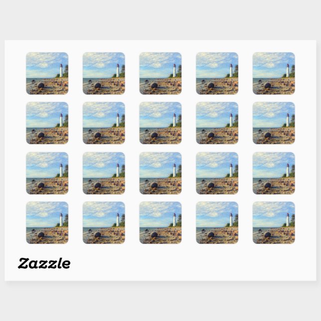Vormsi Stillness Square Sticker (Sheet)