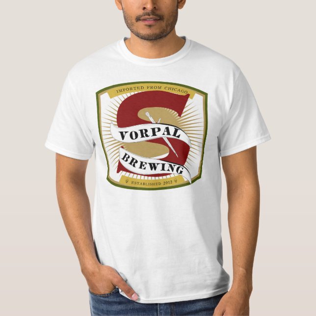 Vorpal Brewing Logo T-Shirt (Front)
