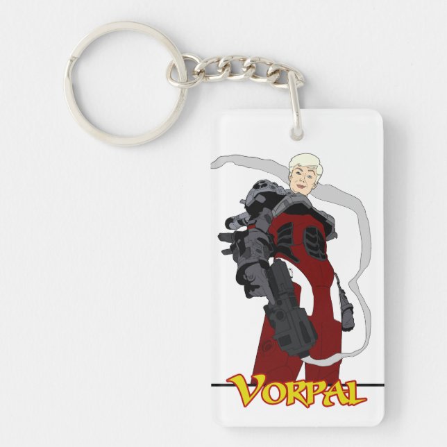 Vorpal Comic Book Key Chain (Front)