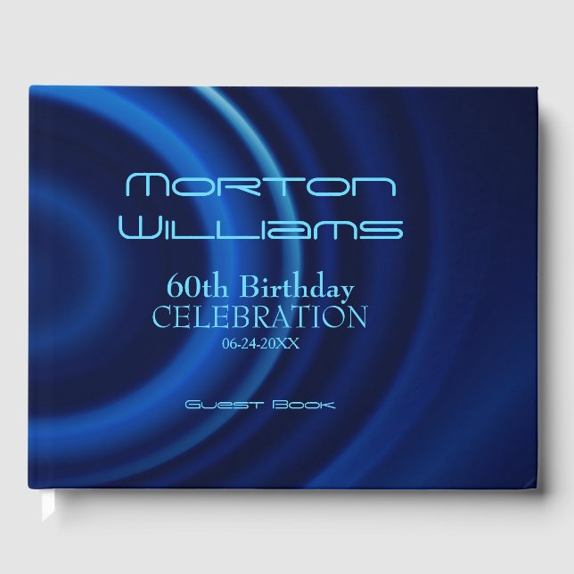 Vortex 60th Birthday Celebration Guest Book (Front)