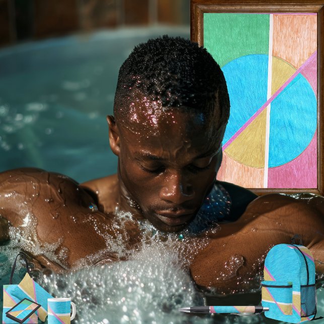 Vortex  lumbar cushion (Get the full "Vortex" collection at: https://bit.ly/SmartArtIIZazzle.)