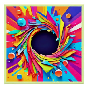 Vortex of Vitality Art Poster