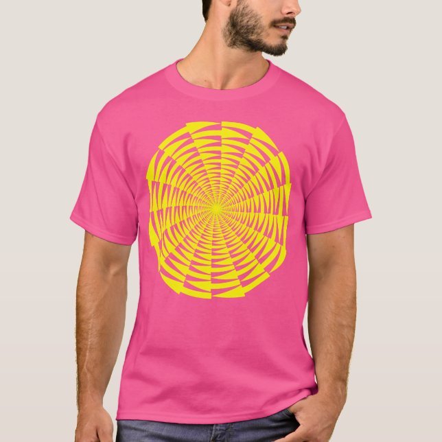 Vortex Optical Illusion T-Shirt (Front)