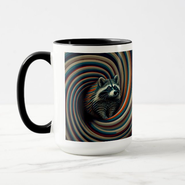 Vortex Racoon Mug (Left)