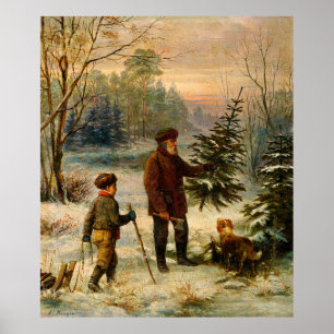 Vorweihnacht by Franz Krüger (19th century) Poster