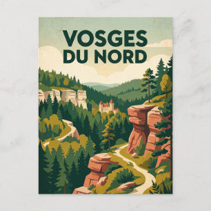 Vosges du Nord Regional Natural Park France Postcard