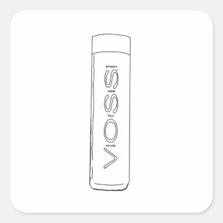 Voss Water Sticker