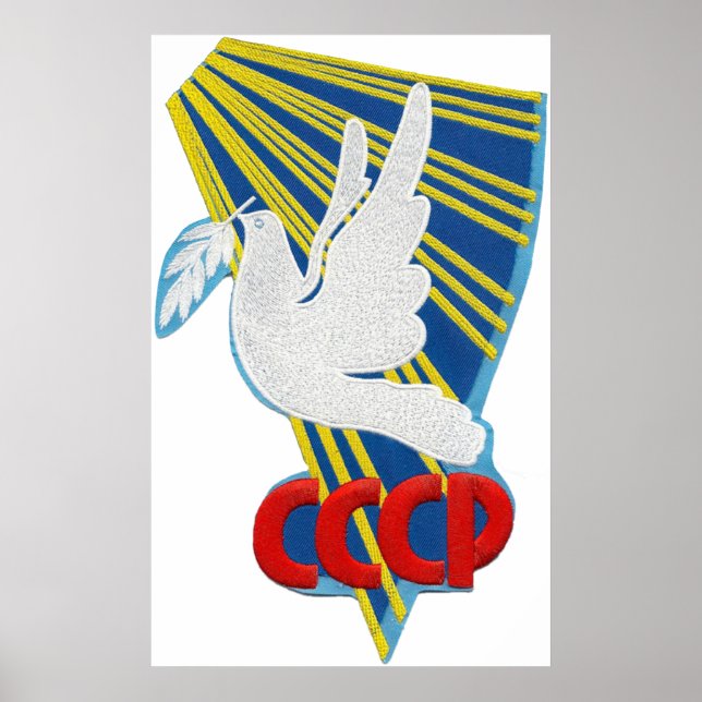 Vostok 6 – 1st Manned Spaceflight Patch Poster (Front)