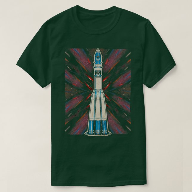 Vostok Rocket T-Shirt (Design Front)