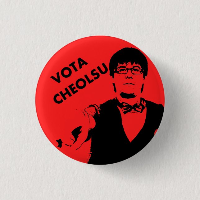 Vota a cheolsu 3 cm round badge (Front)