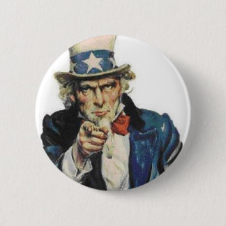 Vote 2008 6 cm round badge