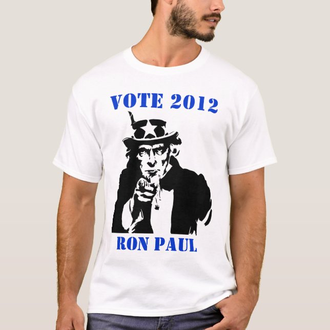 VOTE 2012 RON PAUL T-Shirt (Front)