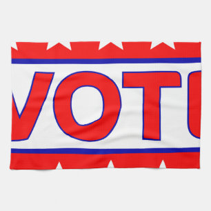 vote 2016 tea towel