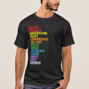 Vote 2018 Midterms Progressive Democrat Election S T-Shirt