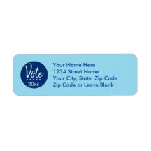 Vote 2022 Election Five Stars Blue Non-Partisan