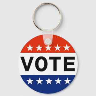 Vote 2022 Midterm Election Key Ring