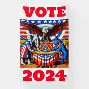 Vote 2024 Presidential Election Banner