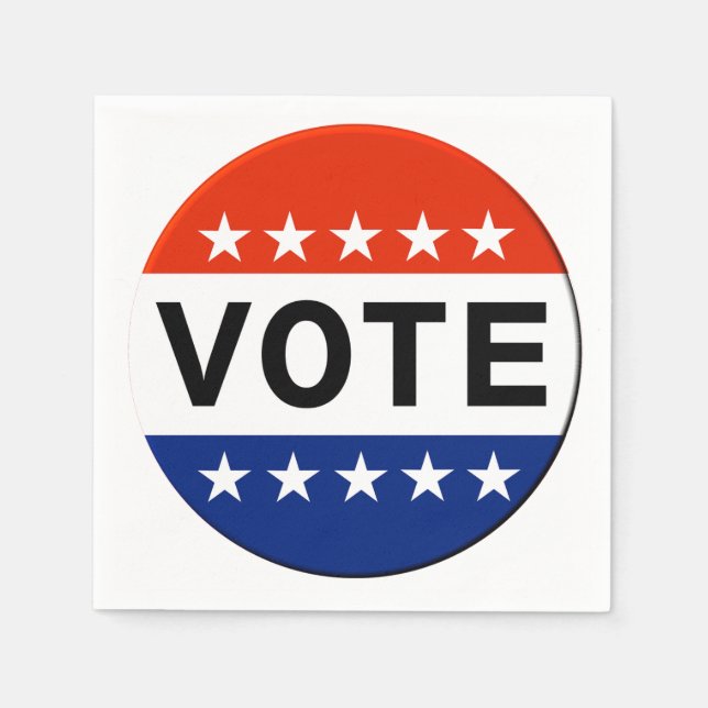 Vote 2026 Midterm Election Napkin (Front)